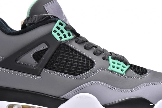 Cheap TBkick Green Glow Jordan Retro 308497-033 4 Air 0819